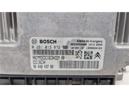 Centralita Citroen Berlingo Furgón  1 6 HDi 90