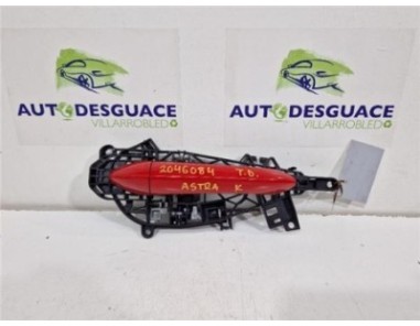Maneta Exterior Trasera Derecha Opel Astra K Berlina 5p  1 6 Dynamic Start/Stop [1 6 Ltr  - 118 kW Biturbo CDTI DPF]