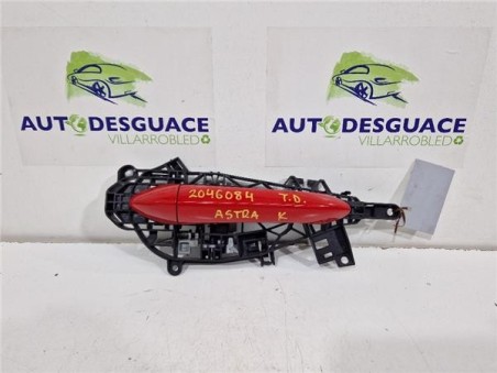 Maneta Exterior Trasera Derecha Opel Astra K Berlina 5p  1 6 Dynamic Start/Stop [1 6 Ltr  - 118 kW Biturbo CDTI DPF]