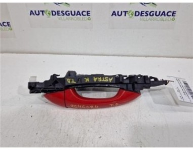 Maneta Exterior Trasera Derecha Opel Astra K Berlina 5p  1 6 Dynamic Start/Stop [1 6 Ltr  - 118 kW Biturbo CDTI DPF]
