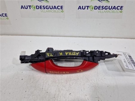 Maneta Exterior Trasera Derecha Opel Astra K Berlina 5p  1 6 Dynamic Start/Stop [1 6 Ltr  - 118 kW Biturbo CDTI DPF]