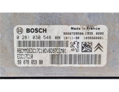 Centralita Peugeot Partner Tepee  1 6 Access [1 6 Ltr  - 55 kW Blue-HDI FAP]