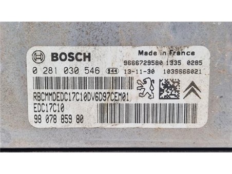 Centralita Peugeot Partner Tepee  1 6 Access [1 6 Ltr  - 55 kW Blue-HDI FAP]