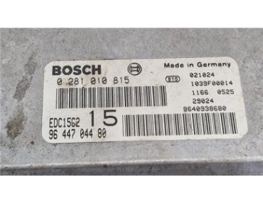 Centralita Citroen JUMPY Furgón  2 0 HDi 110