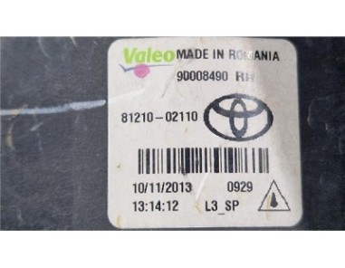 Faro Antiniebla Derecho Toyota Auris  1 4 Business [1 4 Ltr  - 66 kW Turbodiesel CAT]