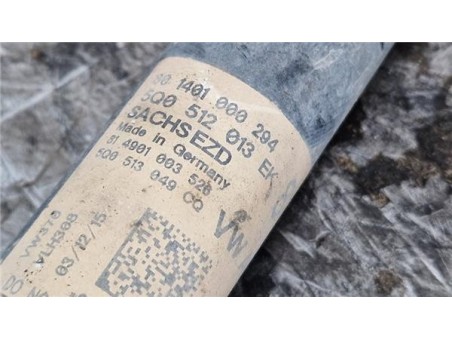 Amortiguador Trasero Izquierdo Volkswagen Golf VII  1 6 BlueMotion [1 6 Ltr  - 81 kW 16V TDI DPF]