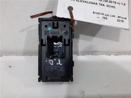 MANDO ELEVALUNAS TRASERO DERECHO Opel Astra K Berlina 5p  1 6 Dynamic Start/Stop [1 6 Ltr  - 118 kW Biturbo CDTI DPF]