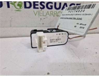 MANDO ELEVALUNAS TRASERO DERECHO Mazda 2 Berlina  1 5 Zenith [1 5 Ltr  - 66 kW 16V CAT]