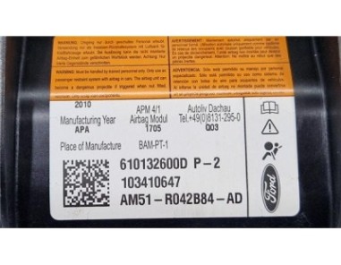 Airbag Salpicadero Ford C-Max  1 6 Trend [1 6 Ltr  - 85 kW TDCi CAT]