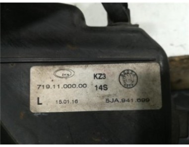 Faro Antiniebla Izquierdo Skoda Rapid  1 6 Active [1 6 Ltr  - 85 kW TDI DPF]