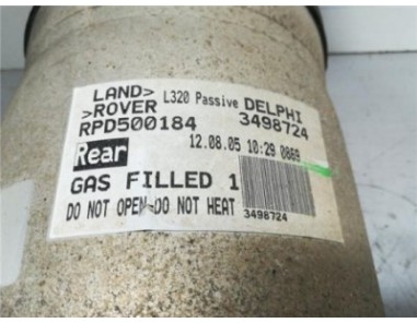 Amortiguador Trasero Derecho Land Rover Range Rover Sport  2 7 V6 TD S [2 7 Ltr  - 140 kW Td V6 CAT]