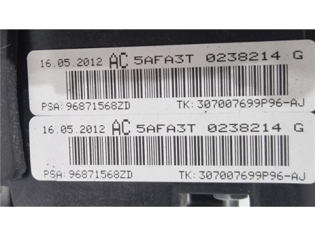 Airbag Volante Citroen C4  1 6 HDi 90