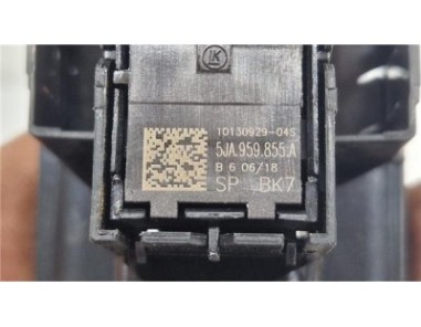 MANDO ELEVALUNAS DELANTERO DERECHO Skoda Fabia  1 0 Business [1 0 Ltr  - 55 kW MPI]