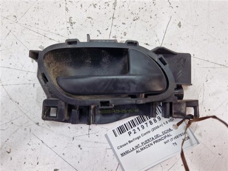 Manilla Interior Puerta Delantera Derecha Citroen Berlingo Combi  1 6 HDi 75
