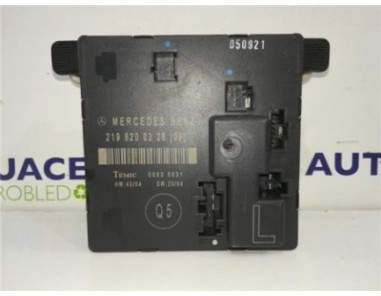 CENTRALITA CIERRE PUERTA TRASERA IZQUIERDA Mercedes-Benz CLS  3 5 350  [3 5 Ltr  - 200 kW V6 CAT]