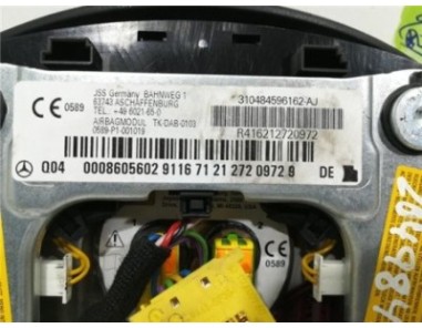 Airbag Volante Mercedes-Benz Clase C  Berlina  2 1 C 220 CDI BlueEfficiency  [2 1 Ltr  - 125 kW CDI CAT]