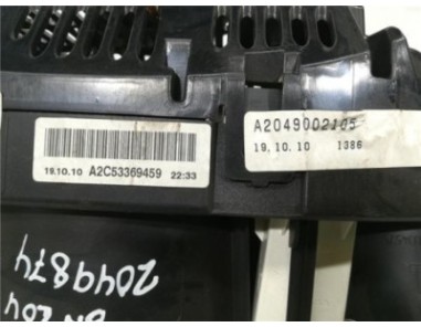 Cuadro Instrumentos Mercedes-Benz Clase C  Berlina  2 1 C 220 CDI BlueEfficiency  [2 1 Ltr  - 125 kW CDI CAT]