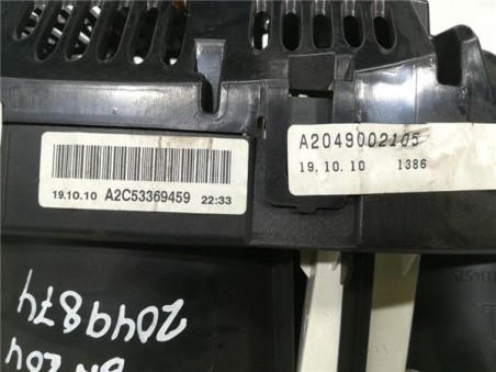 Cuadro Instrumentos Mercedes-Benz Clase C  Berlina  2 1 C 220 CDI BlueEfficiency  [2 1 Ltr  - 125 kW CDI CAT]