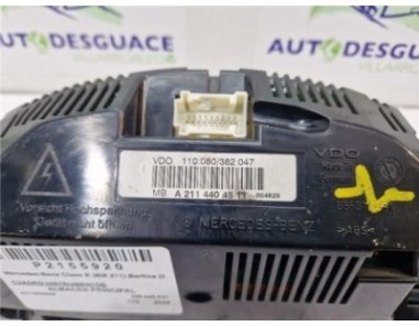 Cuadro Instrumentos Mercedes-Benz Clase E  Berlina  2 2 E 220 CDI  [2 2 Ltr  - 125 kW CDI CAT]