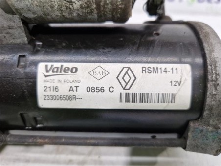 Motor Arranque Dacia Dokker  1 5 Essential [1 5 Ltr  - 66 kW dCi Diesel FAP CAT]