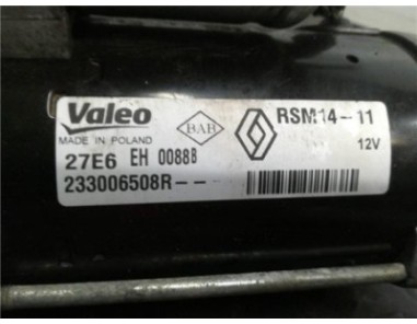 Motor Arranque Renault MEGANE III SPORT TOURER 1 5 dCi D FAP 