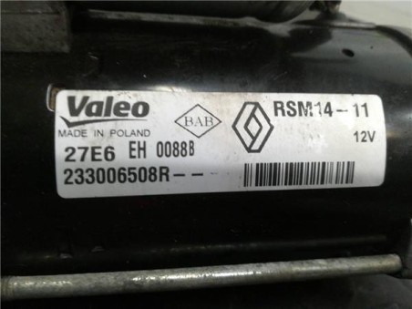 Motor Arranque Renault MEGANE III SPORT TOURER 1 5 dCi D FAP 