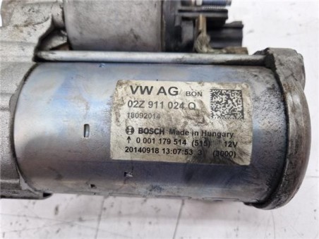 Motor Arranque Seat Leon  1 4 Reference [1 4 Ltr  - 81 kW TGI bivalent  Gasolina / GNC]