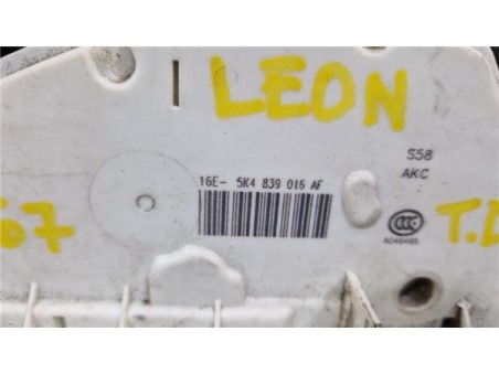 Cerradura Puerta Trasera Derecha Seat Leon  2 0 FR [2 0 Ltr  - 135 kW TDI]