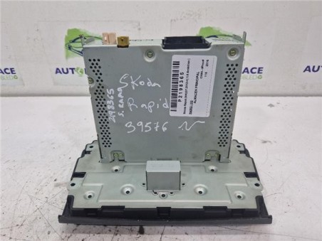 Radio / Cd Skoda Rapid  1 6 Ambition [1 6 Ltr  - 85 kW TDI DPF]