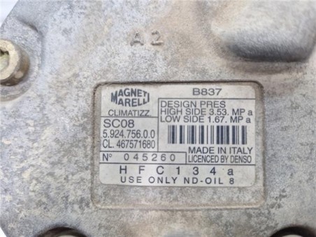 Compresor Aire Acondicionado Fiat PUNTO BERLINA 1 2 