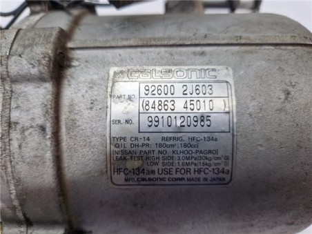 Compresor Aire Acondicionado Nissan PRIMERA BERLINA 2 0 Turbodiesel 