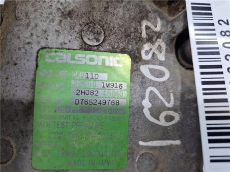 Compresor Aire Acondicionado Nissan ALMERA 2 0 D 