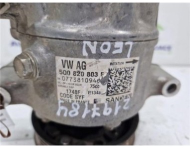 Compresor Aire Acondicionado Seat Leon  1 4 Reference [1 4 Ltr  - 81 kW TGI bivalent  Gasolina / GNC]