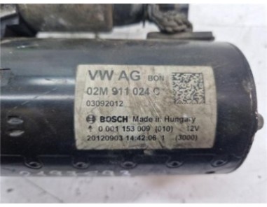 Motor Arranque Audi A3 Sportback  2 0 TDI Ambiente [2 0 Ltr  - 103 kW TDI]