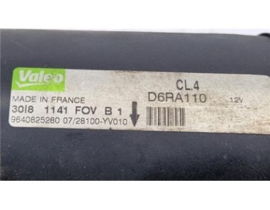 Motor Arranque Peugeot 207  1 6 HDi