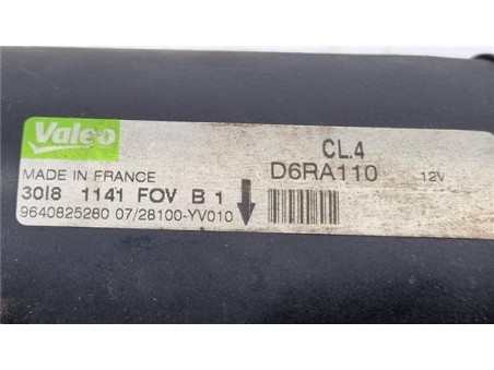 Motor Arranque Peugeot 207  1 6 HDi