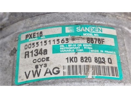 Compresor Aire Acondicionado Volkswagen Passat Berlina  1 9 TDI