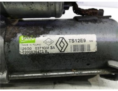 Motor Arranque Dacia DUSTER 1 5 dCi D FAP 