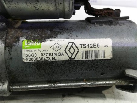 Motor Arranque Dacia DUSTER 1 5 dCi D FAP 