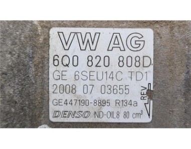 Compresor Aire Acondicionado Seat Ibiza Berlina  1 9 TDI