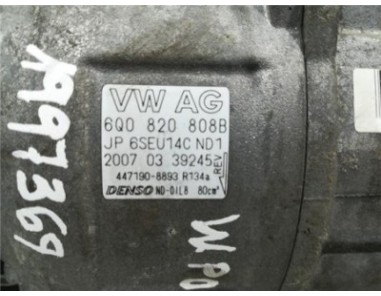 Compresor Aire Acondicionado Volkswagen Polo IV  1 4 TDI