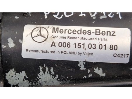 Motor Arranque Mercedes-Benz Clase A  1 6 160  [1 6 Ltr  - 75 kW CAT]