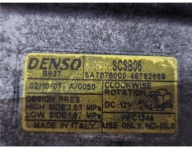 Compresor Aire Acondicionado Fiat PUNTO BERLINA *