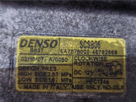 Compresor Aire Acondicionado Fiat PUNTO BERLINA *