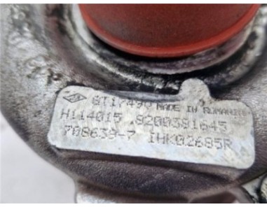 Turbo Renault LAGUNA II 1 9 dCi D 