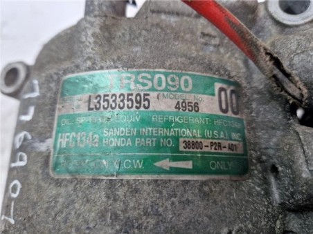Compresor Aire Acondicionado Honda CIVIC COUPE 1 6 SOHC VTEC 