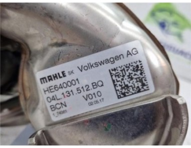 Enfriador Gases Egr Volkswagen Golf VII  2 0 Advance BlueMotion Tech  [2 0 Ltr  - 110 kW TDI]