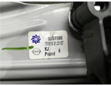 Elevalunas Electrico Delantero Izquierdo Opel CROSSLAND X 1 2 