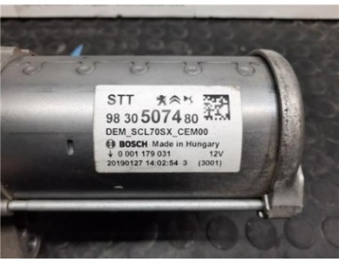 Motor Arranque Opel CROSSLAND X 1 2 