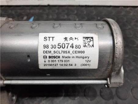 Motor Arranque Opel CROSSLAND X 1 2 